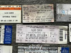 Hard Rock Hair Metal Ticket Stub 31pc Lot Collection MICHIGAN Area Concert Tour