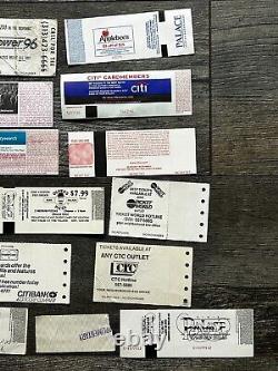 Hard Rock Hair Metal Ticket Stub 31pc Lot Collection MICHIGAN Area Concert Tour