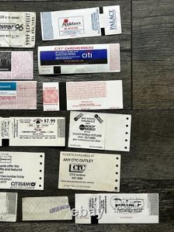 Hard Rock Hair Metal Ticket Stub 31pc Lot Collection MICHIGAN Area Concert Tour