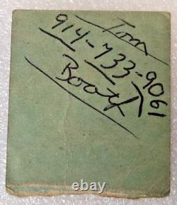 Historic John Lennon 1972 Willowbrook Benefit Concert Ticket Stub M. S. G