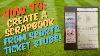 How To Create A Scrapbook From Sports Ticket Stubs Baseball Football Concerts U0026 More