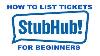 How To Sell List Tickets On Stubhub 2018