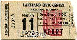 Huge Lot 40 Concert Ticket Stubs 70s & 80s Lynyrd Skynyrd 2 Nights Before Crash