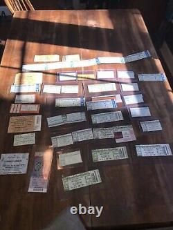 Huge Lot 40+ Concert Tickets Stubs Paul Mccartney Cream Billy Joel Plus Look