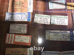 Huge Lot 40+ Concert Tickets Stubs Paul Mccartney Cream Billy Joel Plus Look