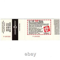 ICE CUBE KID ROCK TOO SHORT Concert Ticket Stub ANAHEIM CA 12/27/90 Rap Hip Hop