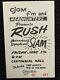 Immaculate Mint Gorgeous Rush Vintage Concert Ticket Stub Aaa+ 1975 Peart Geddy