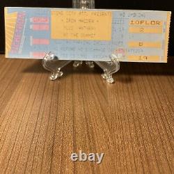 Iron Maiden & Anthrax Full Concert Ticket Unused Vintage The Summit Feb 15 1991