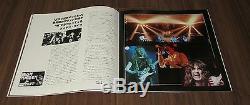 Iron Maiden JAPAN 1981 tour book + TICKET STUB rare CONCERT PROGRAMME debut gig