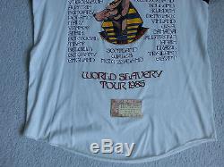 Iron Maiden Powerslave Tour Concert T-Shirt XL With Ticket Stub No Flaws