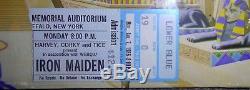 Iron Maiden Powerslave19841st PressingConcert Ticket StubExcellentCello