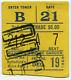 Janis Joplin Very Rare Original 1969 Concert Ticket Stub Madison Square Garden