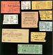 Jefferson Airplane 1966-1970 Lot Of 10 Concert Ticket Stubs Stalk-forrest Boc