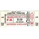 Jefferson Airplane Concert Ticket Stub Port Chester Ny 3/24/70 Capitol Theatre