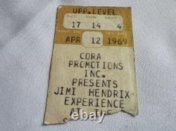 JIMI HENDRIX 1969 Original CONCERT TICKET STUB Philadelphia Spectrum