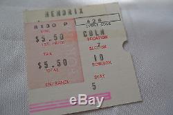 JIMI HENDRIX 1969 Original CONCERT Ticket STUB Los Angeles Forum