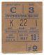 Jimi Hendrix 1969 Concert Ticket Stub Madison Square Garden Nyc Msg New York Ny