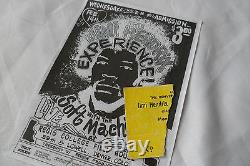 JIMI HENDRIX Original 1968 CONCERT TICKET STUB Denver, CO