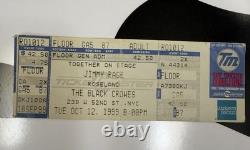 JIMMY PAGE LED ZEP FULL UNUSED Concert Ticket Stub 10/12/99 NYC ROSELAND RARE