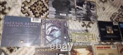 Jackson Browne LOT Lifetime Collection RARE Vinyl Rx Cds Concert Ticket Stub FS