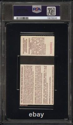 January 31, 2008 Taylor Swift Concert Ticket Stub PSA 1.5 Wharton Center