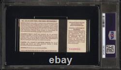 January 31, 2008 Taylor Swift Concert Ticket Stub PSA 1.5 Wharton Center