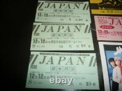 Japan/Concert Tickets Stub Sticker Together David Sylvian Mick Karn