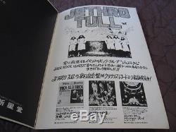 Jethro Tull 1974 Japan Tour Book with Ticket Stub Concert Program Ian Anderson