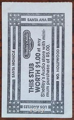 Jethro Tull-1976 RARE Concert Ticket Stub (Los Angeles-Memorial Coliseum)
