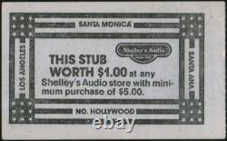 Jethro Tull-1976 RARE Concert Ticket Stub (Los Angeles-Memorial Coliseum)