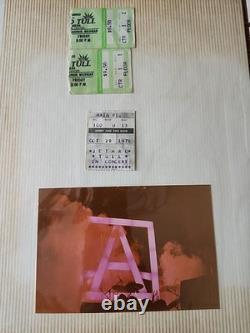 Jethro Tull lot original 1978 ticket stubs from Michigan shows + Concert photos