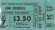 Jimi Hendrix Concert Ticket Stub Vancouver 1968 Pacific Coliseum