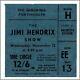 Jimi Hendrix Experience Pink Floyd 1967 Portsmouth Ticket Stub (uk)