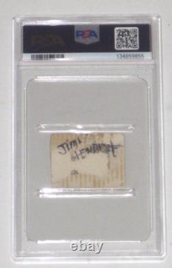 Jimi Hendrix Final Us Concert Ticket Stub Aug 1 1970 Honolulu Hi Psa Authenticat