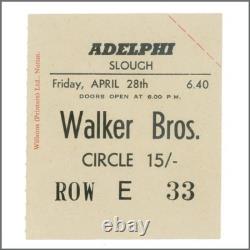 Jimi Hendrix Walker Brothers Adelphi Slough 1967 Concert Ticket Stub (UK)