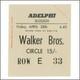 Jimi Hendrix Walker Brothers Adelphi Slough 1967 Concert Ticket Stub (uk)