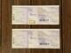 Jimmy Buffet Paris France Rare Concert Ticket Stub (2 Stubs) 9/24/2016