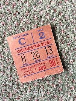 John Lennon Concert Ticket Stub, Madison Square Garden, 8/30/1972 Row 26