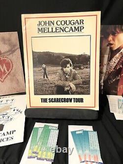 John Mellencamp Concert Ticket Stubs Program Books and More MEGA LOT