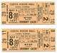 Johnny Cash Concert Ticket Set Of 2 1971 Tampa Brown