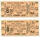 Johnny Cash Concert Ticket Set Of 2 1971 Tampa Brown