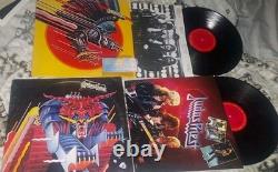 Judas Priest Lifetime Collection RARE Vinyl Records Concert Ticket Stub Lot L@@K