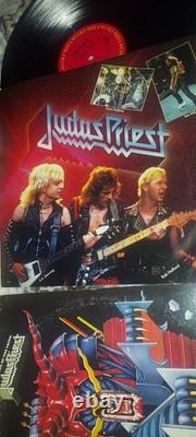 Judas Priest Lifetime Collection RARE Vinyl Records Concert Ticket Stub Lot L@@K