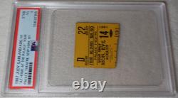 Judy Garland 1967 At Home At The Palace Tour NYC Concert Ticket Stub PSA