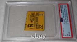 Judy Garland 1967 At Home At The Palace Tour NYC Concert Ticket Stub PSA