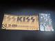 Kiss 1977 Japan Tour Concert Ticket Stub For Nagoya W Promo Card From Victor