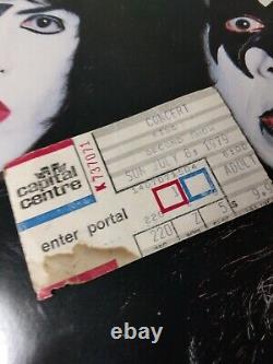 KISS 1979 DYNASTY TOUR Concert Program Tour Book + Ticket Stub Capital Center DC