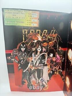 KISS 1979 Dynasty Tour Original Concert Program with Spectrum Ticket Stub +