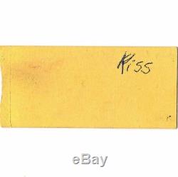 KISS & BLUE OYSTER CULT Concert Ticket Stub SOUTH BEND IN 8/4/74 FIRST TOUR Rare