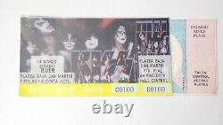 KISS Band Full Ticket Stub #1 Reunion Concert Tour 1996 Buenos Aires Argentina